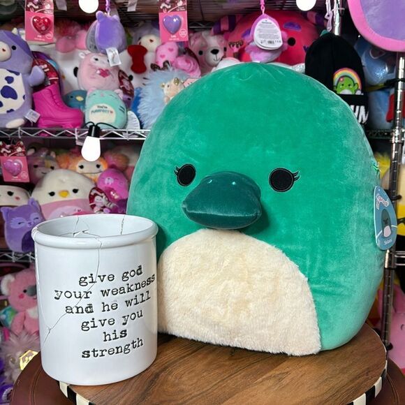 NWT SELASSI THE PLATYPUS SQUISHMALLOW 16”